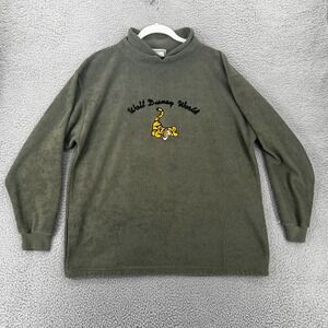 Walt Disney World Pullover‎ Sweater Sweatshirt Tigger Green Adult Large READ